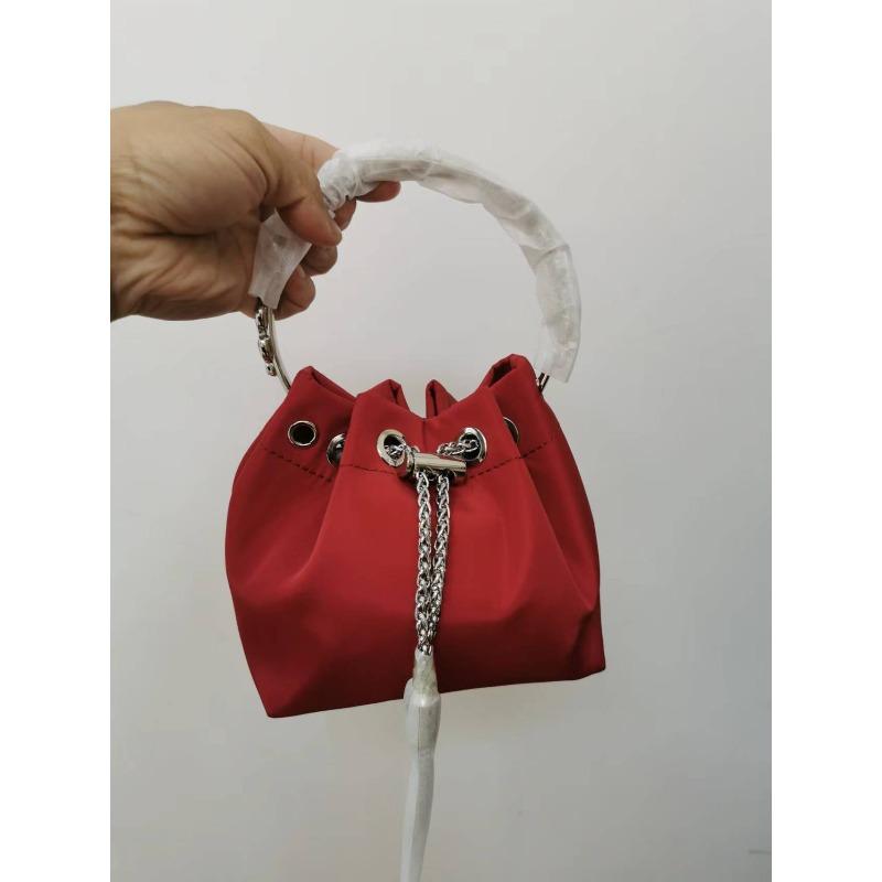 Women Bag High Quality Silk Bucket Bags Diamonds Female Personalized Shoulder Tassels Chains Handbags For Women Crossbady Bag