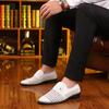 Summer new men's sandals business dress handwoven breathable leather shoes men's hole shoes men's shoes trade shoes