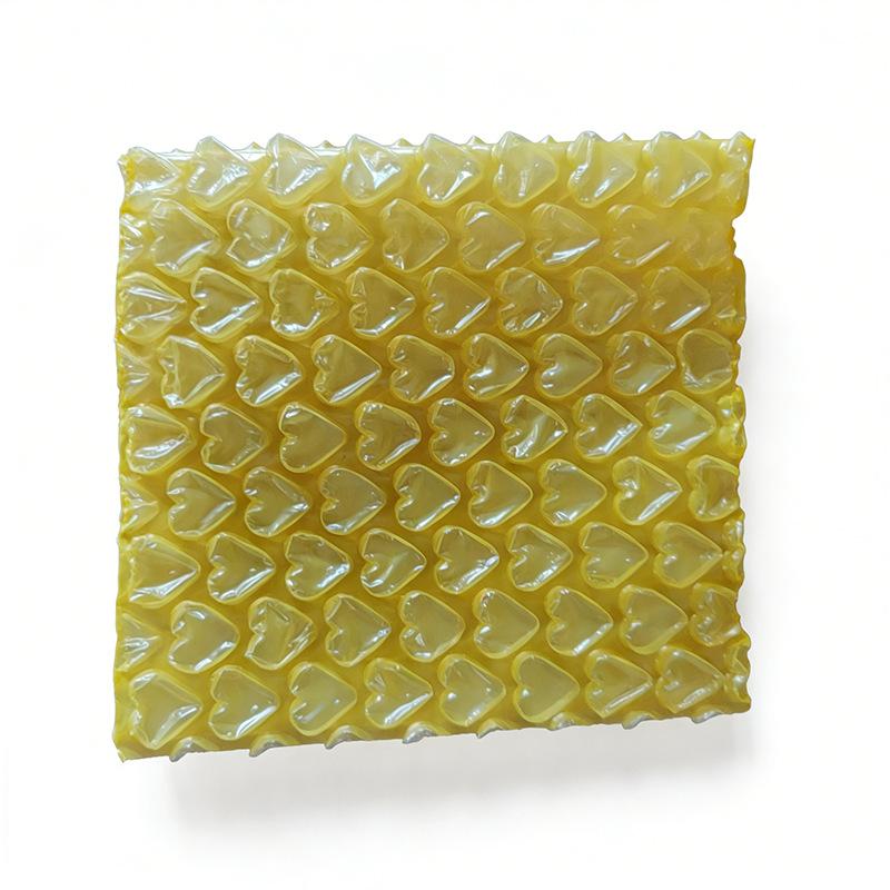 Buffer Packaging Heart Bubble Wrap Bubblewrap Bubble Paper Foam Roll for Packaging Buffer Wrap Pouch Shockproof Pressure Resistant Plastic Film Bag
