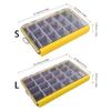 Fishing Tackle Box Portable Storage Trays Lure Organizers Storage Box Baits Separator Organizers with Removable Divider