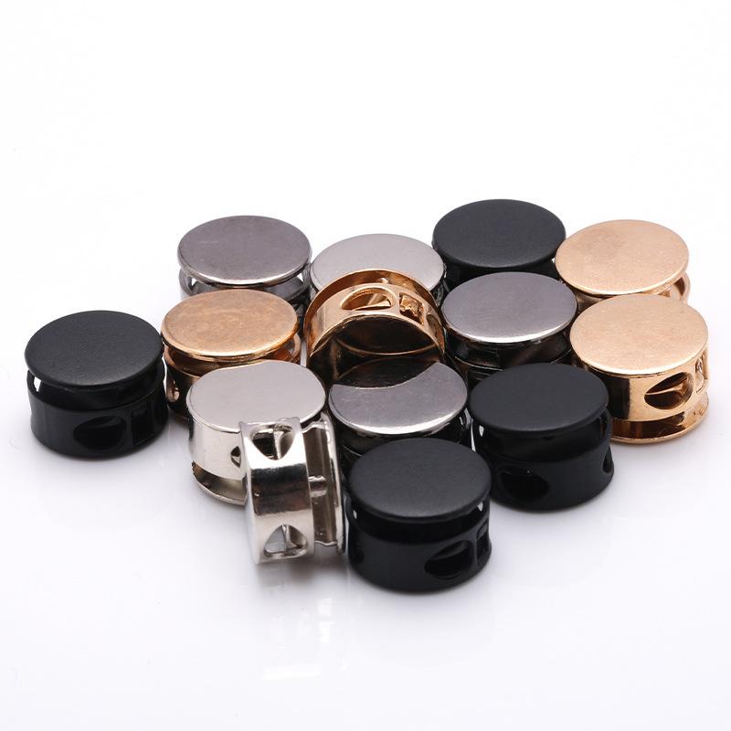 Double Hole Metal Spring Buckle for Hat and Trouser Adjustment