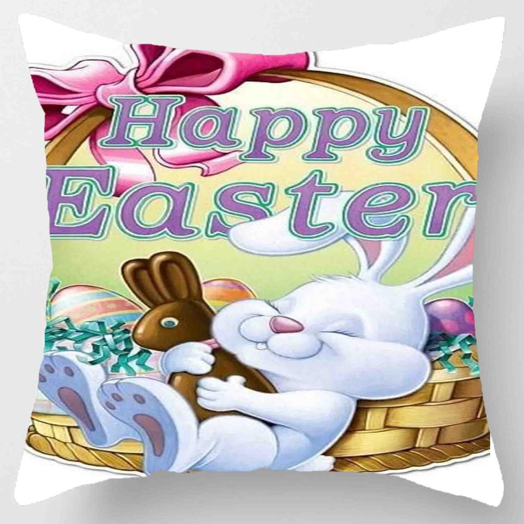 2024 new Easter pillowcase Home decoration bed sofa cushion pillow case