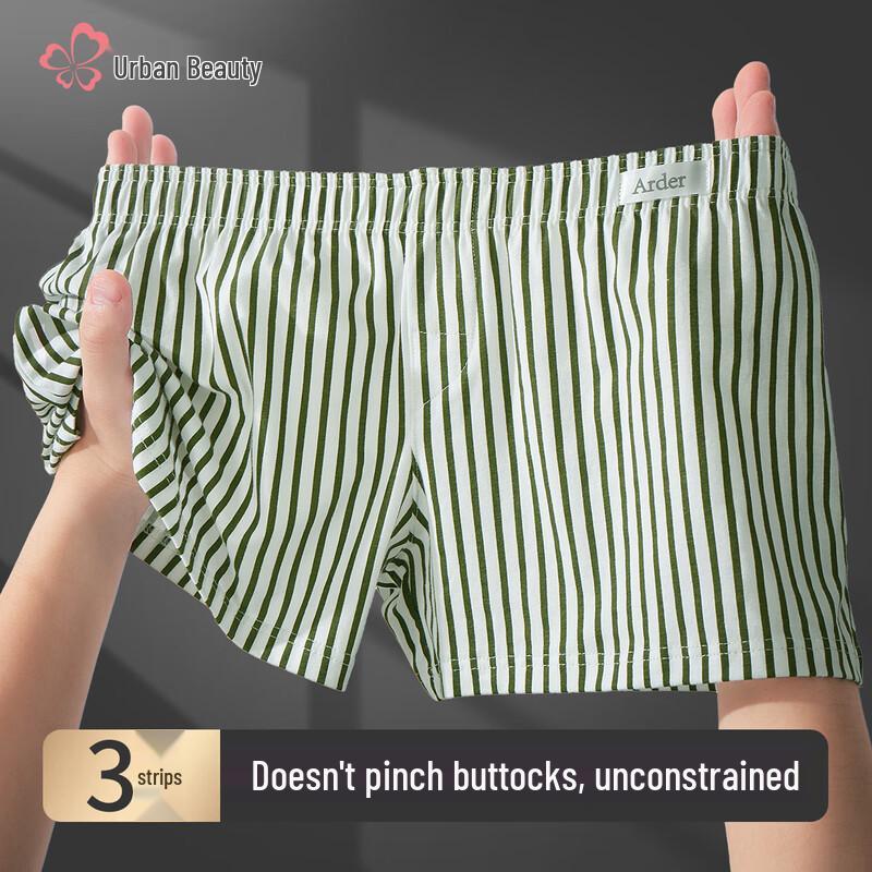 Triumph Men's Cotton Loose Boxer Shorts 3-Pack