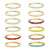 Small Floral Chinese Flower Bangle Enamel Women's Hand Bracelet Vintage Cloisonne Bangle  Ladies