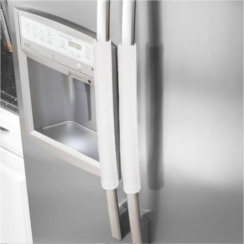 2Pcs Practical Refrigerator Handle Cover