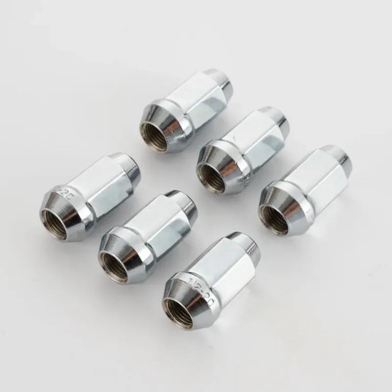 5pcs 6L2Z1012BA/611-094 Wheel Lug Nuts Hub Screws for Ford Imported Edge Explorer 1/2''-20 Hex 19mm Thickness 42mm
