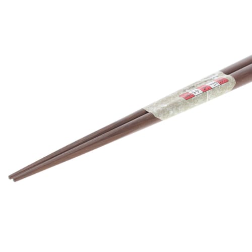 Chopsticks iron wood one and a half tip wooden (natural wood) for men thick 23.5cm
