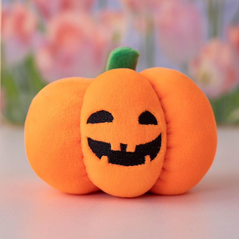 Halloween Luminous Pumpkin Plush Doll and Pendant Ornament for Kids