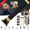 Máquina de cortar cabelo elétrica profissional t9, aparador de cabelo elétrico 0mm, cortador de barba, acabamento de precisão, máquina de corte de cabelo