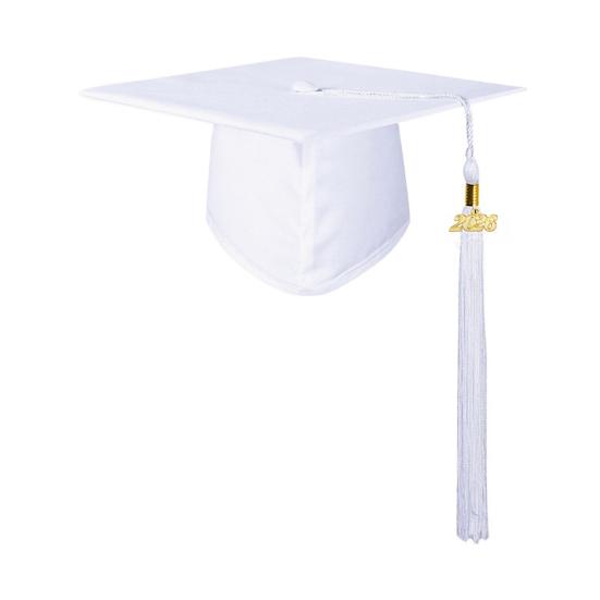 Matte Graduation Cap with 2026 Tassel Adjustable Elastic Unisex Graduation Cap for High School Middle School College Ceremony