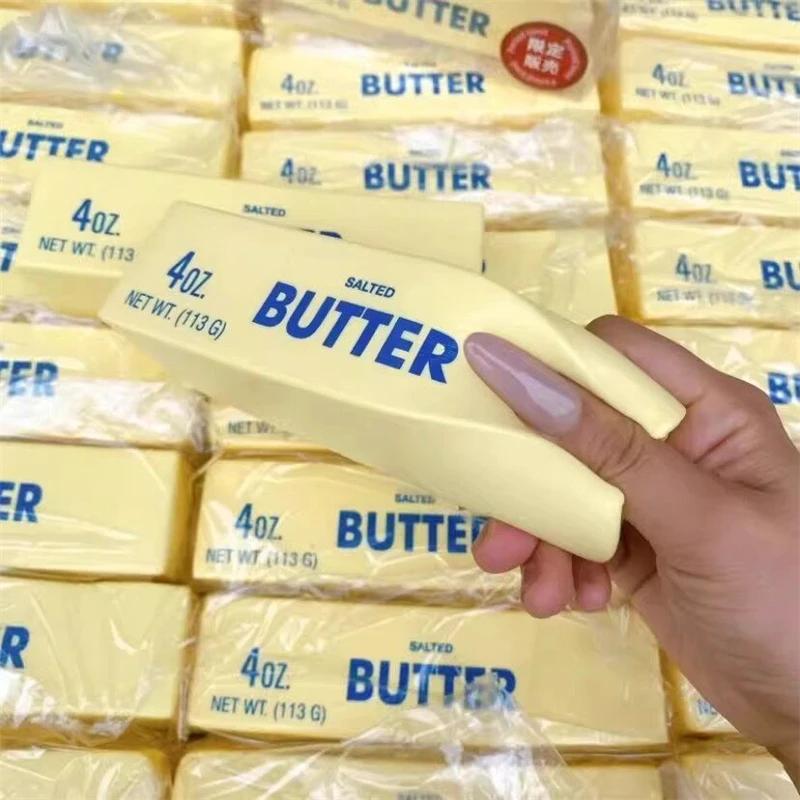 Butter Squishy Super Weich Lebensmittel Squishy Spielzeug Stressabbau Feucht Kneten Fidget Spielzeug Butterstange Schokolade Squish Spielzeug Autismus Geschenk