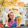 1pc Ms Rachel2 Theme Blanket - Digital Print, Polyester, Cozy for All Seasons, Perfect for Outdoor, Camping, and Travel