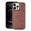 Multifunctional Vertical Flip Card Wallet Holder Vegan Leather Back Phone Case