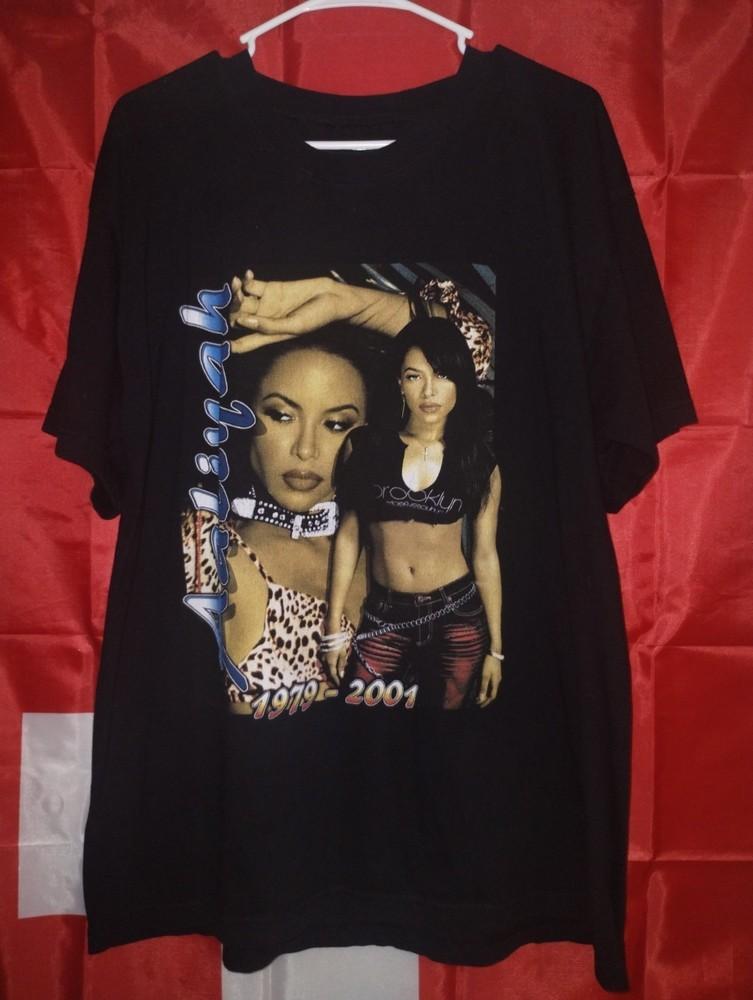 Collection Gildan Shirts Aaliyah Singer 1979-2001 Unisex Concert S-5XL LO199 Unisex T-Shirt M