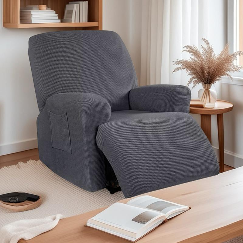 1/2/3seater Recliner Sofa Covers for Living Room Stretch Jacquard Washable Armchairs Slipcover Couch Cover Protects Furniture