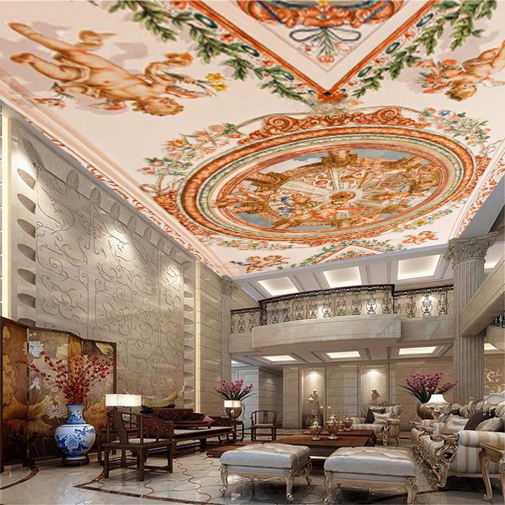 

Стельові шпалери Скульптура Ангел Настінний розпис Вітальня Спальня Стеля 3D шпалери 200 cm(W) x 140 cm(H)