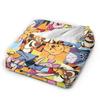 Winnie the Pooh Cartoon Blanket Piglet Tigger Eeyore Flannel Funny Breathable Throw Blankets for Home Spring/Autumn,