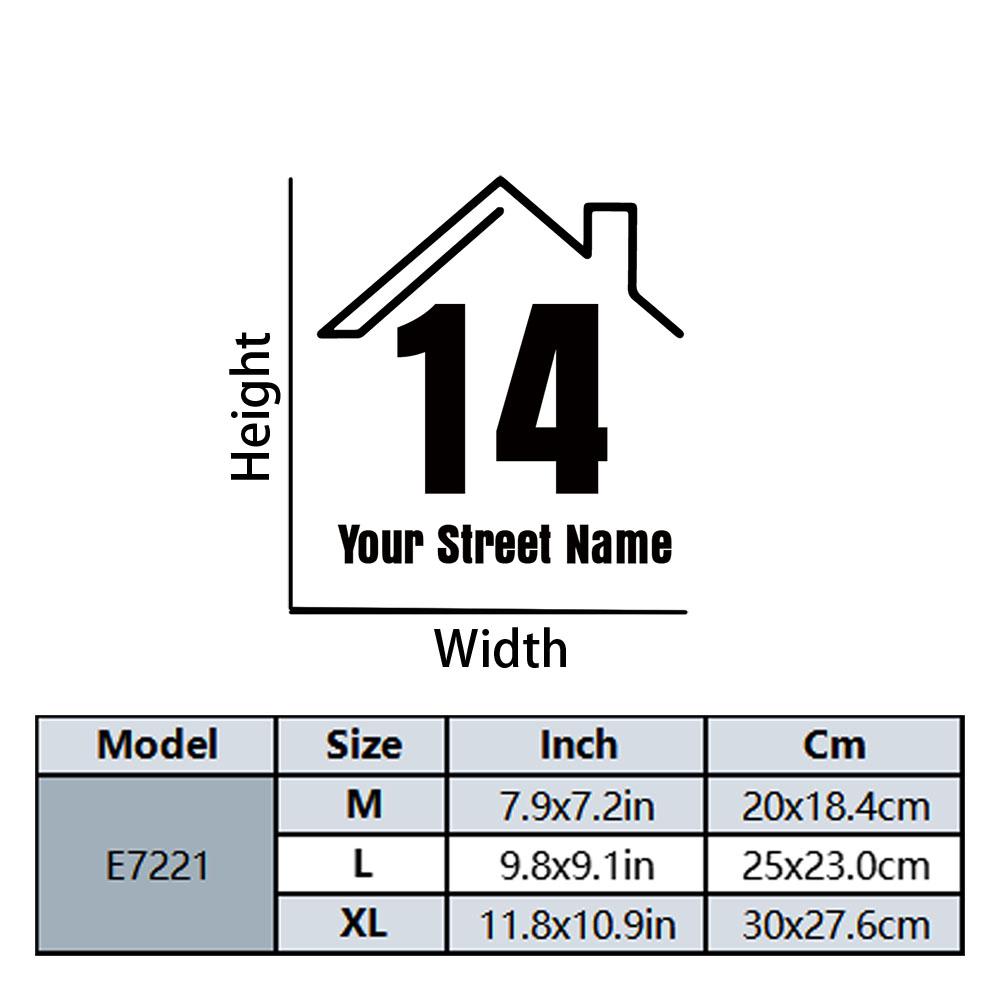 

1pc Vinyl Minimalist Style Can Be Customised with Weatherproof Base Wheeled Bin Number and Bin Sticker with House Number and Str M чёрный