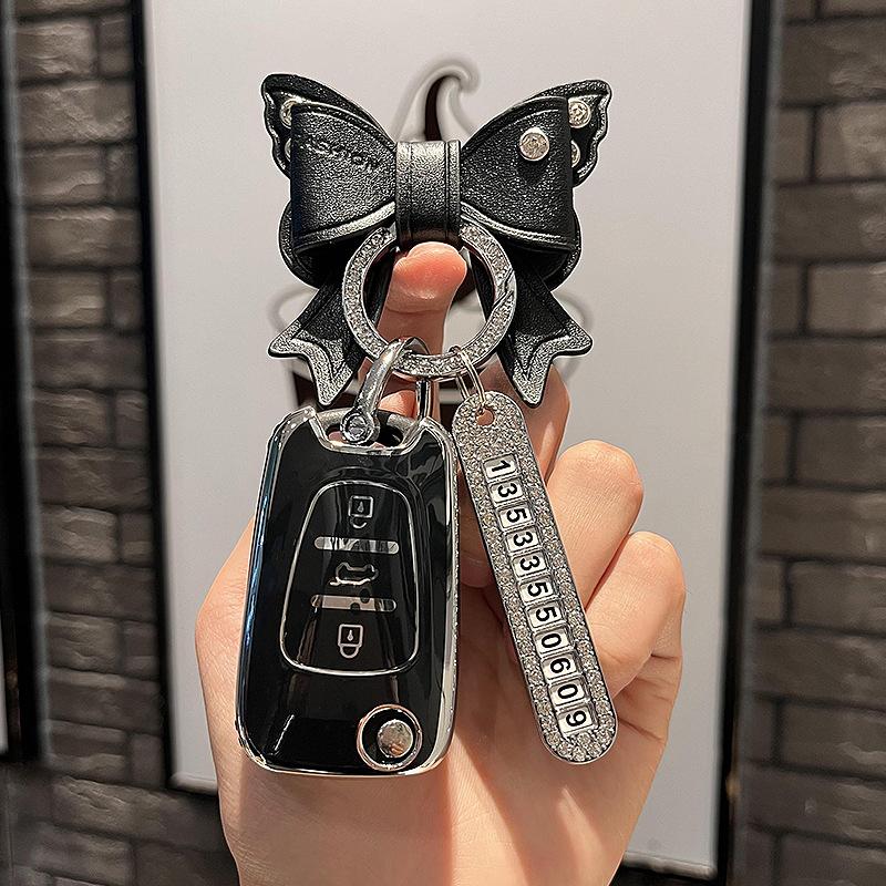 Anwendbar auf Kia Key Case Smart RunK2Fortek3Lion RunK5Pegask4Cachet/Sonata Autoschlüsselhülle