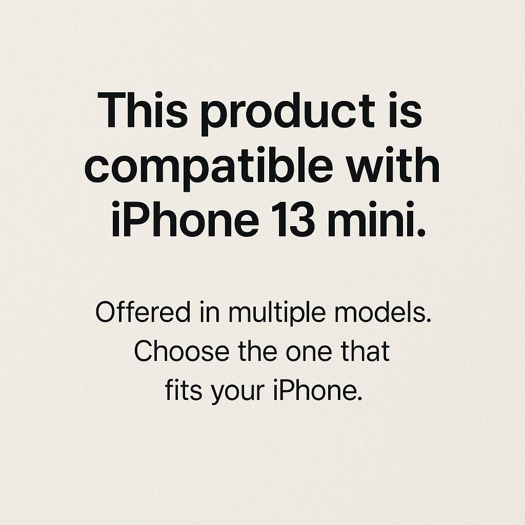 iPhone 13 Mini Tempered Glass Screen Protector