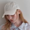 LCVE LCVE LOGO WASHED COTTON BALL CAP_IVORY