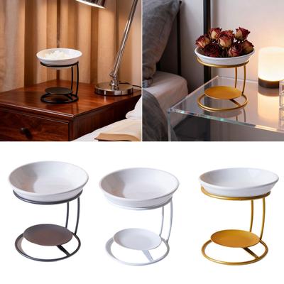 Brûleur à huile en céramique Brûleur pour cire parfumée pour bureau SPA Chambre à coucher