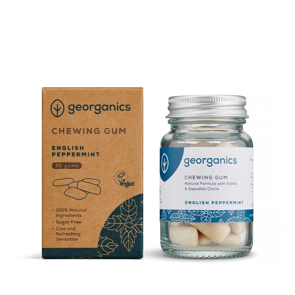 Naturalna Guma Do Żucia English Peppermint 30 Gum Georganics