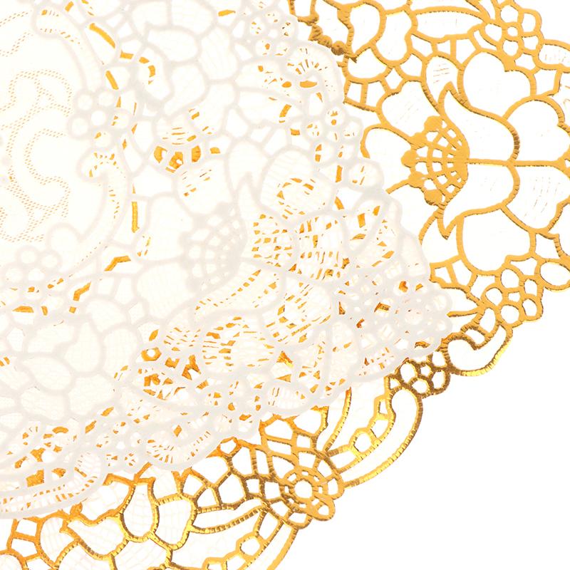3D Lace Embroidery Table Place Mat Christmas Pad  Napkin Doily Kitchen