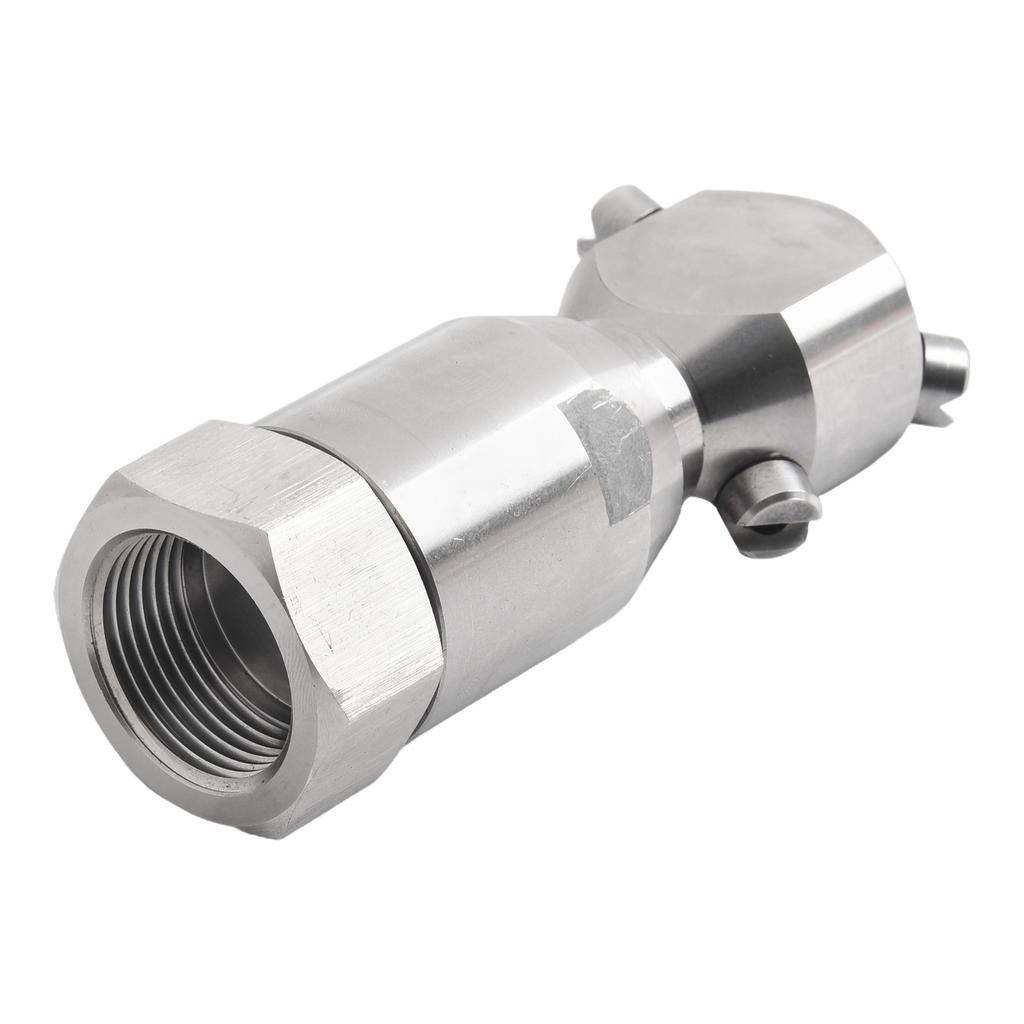 Rotating Cleaning Nozzle with Full For 360 Degree Movement for Stainless Steel Drums Buckets and Process Equipment Tanks
