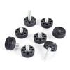 4 Pcs M8x10/14/18/28mm Thread Adjustable Table Foot Table Desk Furniture Leg Screw Levelling Foot Glide Leveler Feet Base 30mm