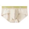 Men's Spring and Summer Sexy Baby Cotton High Elastic Skin Friendly Breathable Briefs