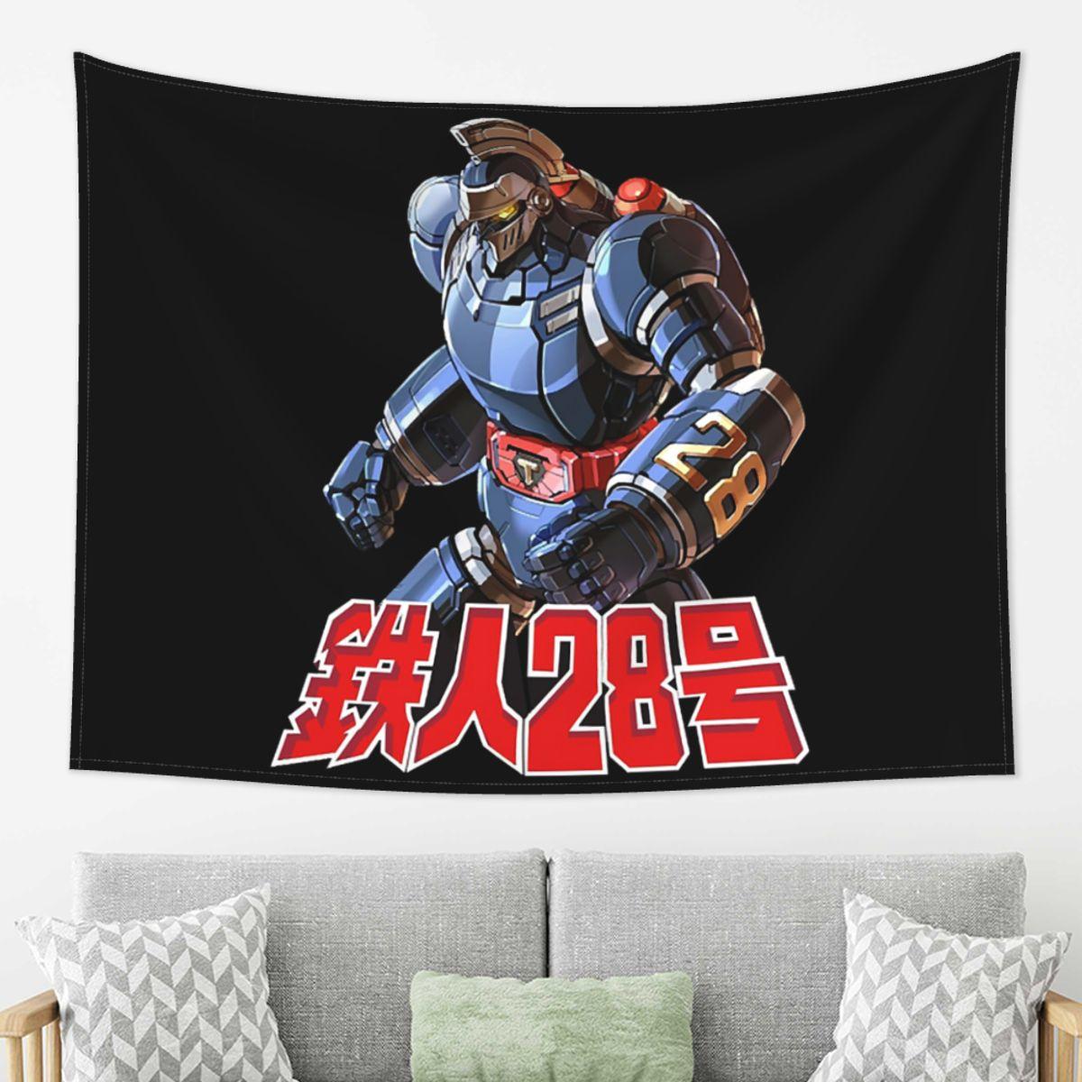 

Casual Tetsujin 28 Robot Tapestry Wall Hanging Aesthetic Home Decor Tapestries for Dorm Room 74x94cm(29x37in)