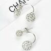 Two Wear Diamond Ball Ear Buckles, Small Fashion Diamond Stud Earrings, Temperament Versatile Earrings