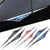 2Pcs For Volkswagen Magotan GTI Rline Touran Golf Jetta Scirocco 3D Alloy Knife Emblem Car Body Side Door Blade Fender Sticker