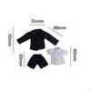 1/12 BJD Figure Suit Short Sleeve Shirt Shorts Practical Accessories Durability Premium