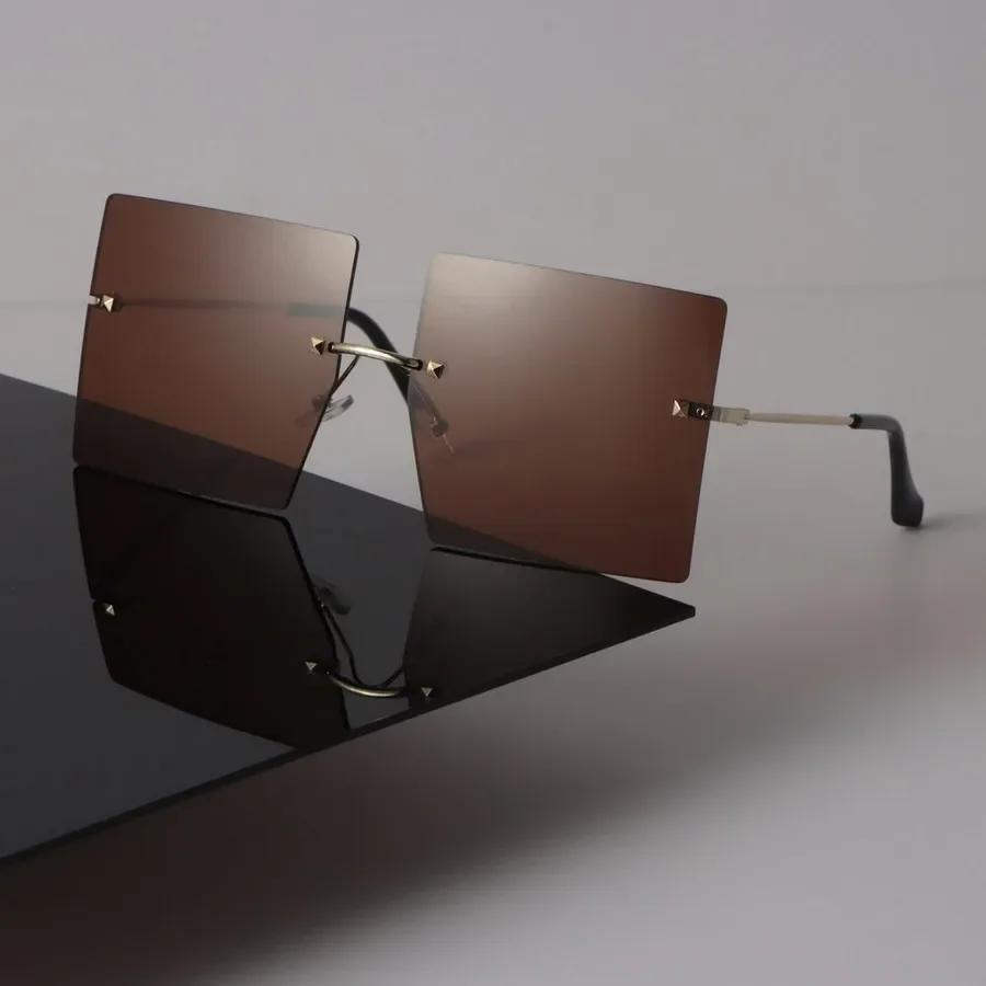 Sexy Square Sunglasses Women Men Gradient Sun Glasses Cool Designer Eyewear Luxury Colorful Big Frame Brand