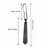 Voice Control Light Up Tie Beat Flash Mode Adjustable Length Sound Activated Tie Steady On Mode Neon Light LED Necktie