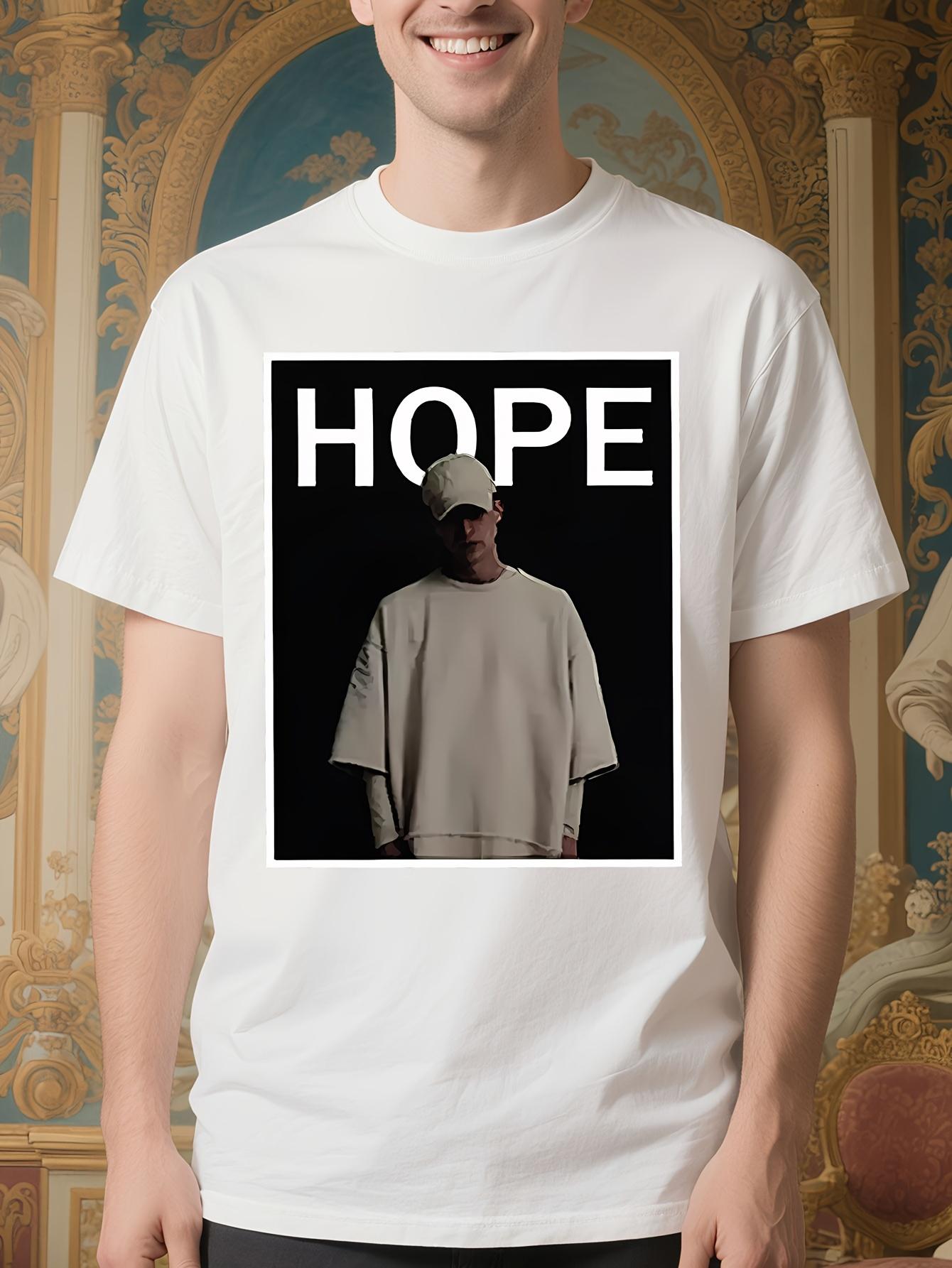NF Hope Album 2024 Tour Tshirt - White Tee with Bold HOPE... XL