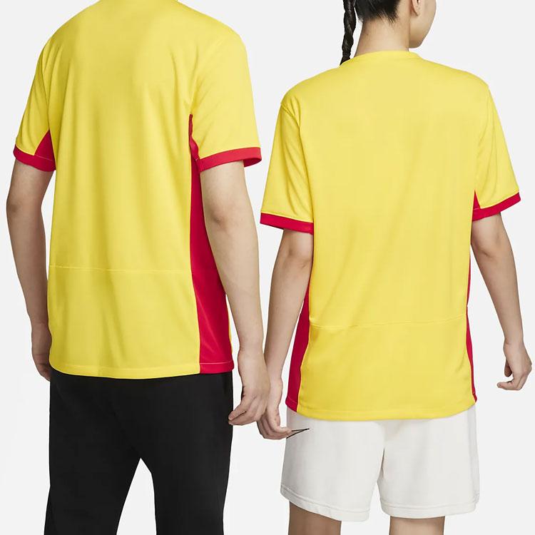 Nike Camiseta de Fútbol Transpirable de Secado Rápido Serie Copa Mundial 2023, Edición para Aficionados, Equipación de Visitante Tops Unisex Amarillo DR3973-731