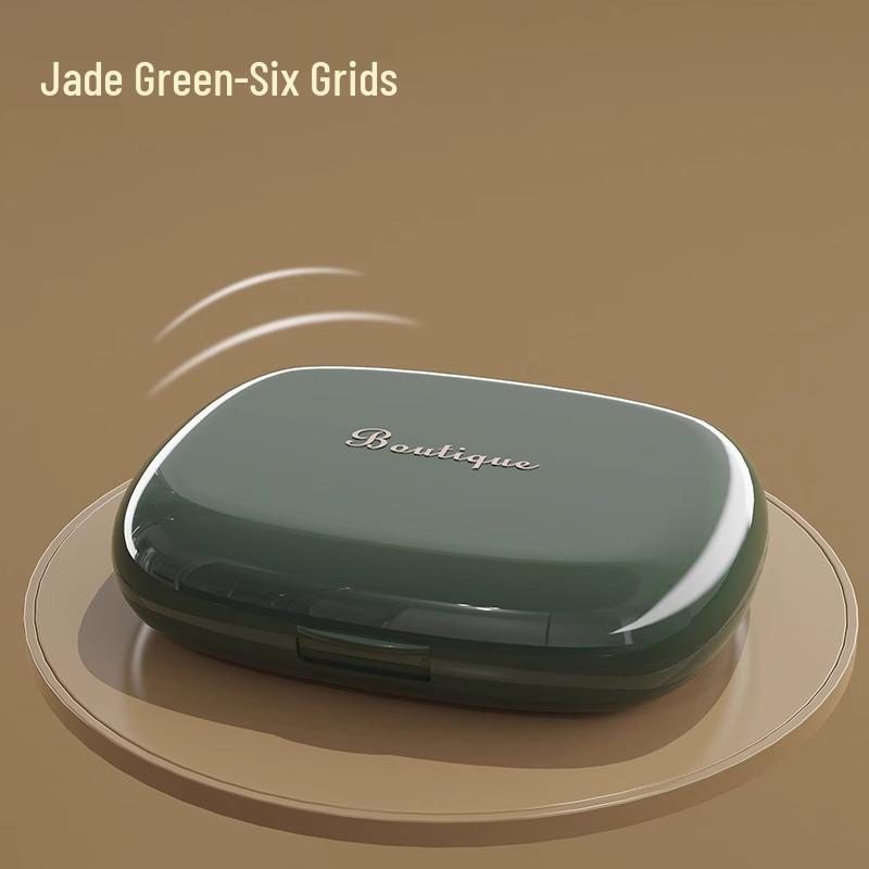 7-Day Portable Pill Organizer: Large Capacity, Morning-Noon-Evening Compartments, Compact Weekly Dispenser