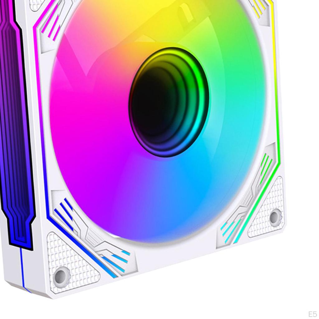 -Fan,PC Fan,5V,3-pin+,4-pin,ARGB,120mm,Good Heat Dissipation,Easy Installation,Fan,Case Cooler Fan