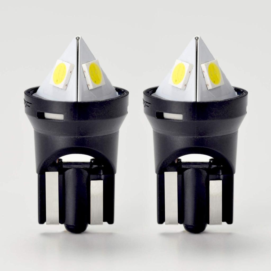 IPF License Plate LED T10 Special 3D Triangle Universal Equivalent To OEM Light Made In Pack of 504N Lamp, Bulb, 6000K, 60lm, Omnidirectional, Shape,
