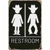 Wooden Wall Art Sign Wreath Circle Decorative Plaque Cute Bathroom Sign Plate  Toilet
