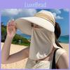 Ultralight Summer Sun Hat With Removable Shoulder Shield For Outdoor Cycling And Uv Protection