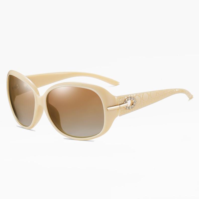 

New Sunglasses Women s Classic Large Frame Diamond-encrusted Fashionable Black Sunglasses