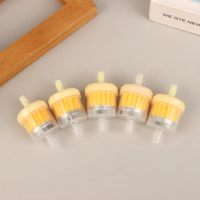 5 stk Universelt Inline Gass-/Drivstoffilter 6 mm-7 mm 1/4" For Gressklipper Liten Motor Biltilbehør Motorsykkeltilbehør Olje