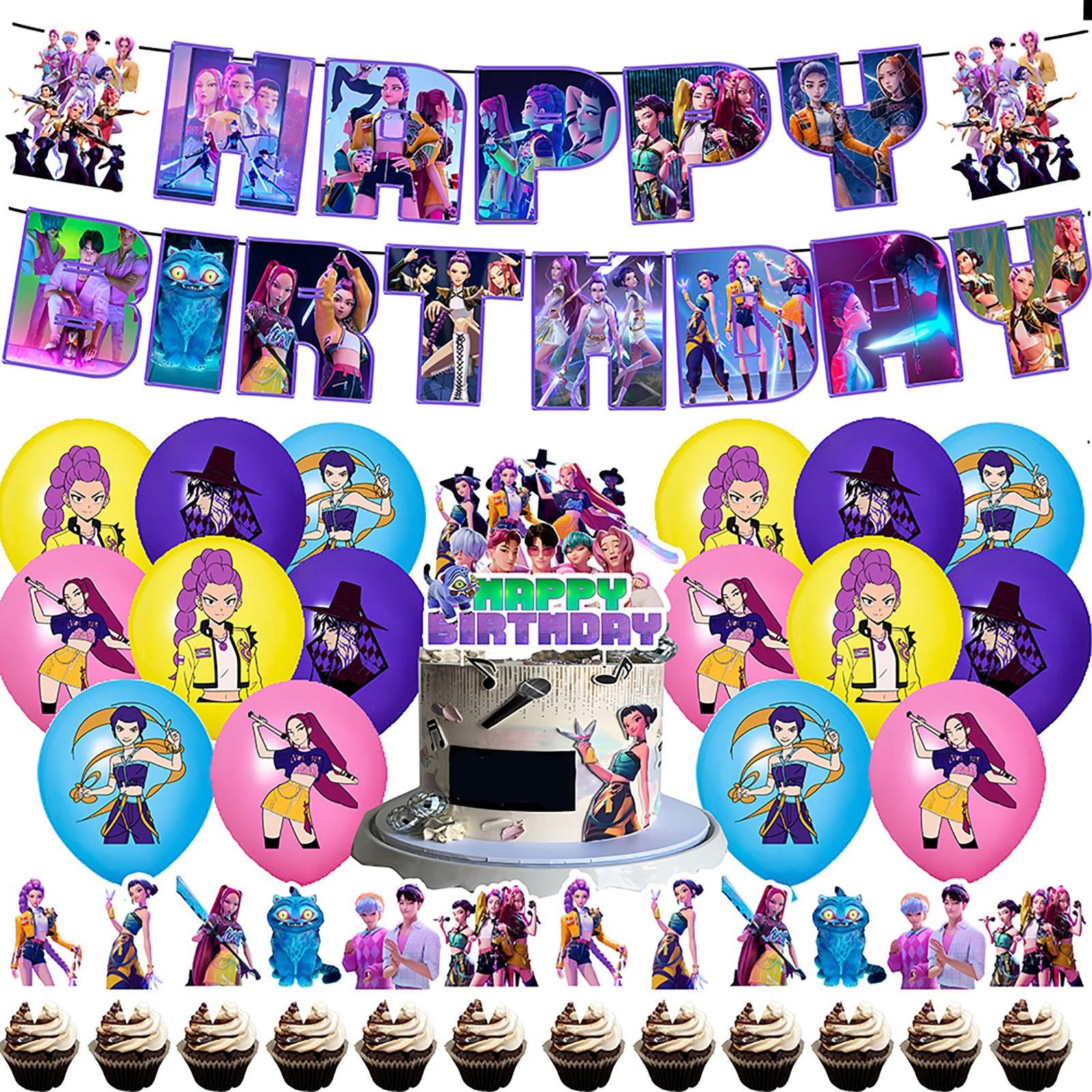 

Theme Party Decoration Children s Birthday Decoration Set One Size