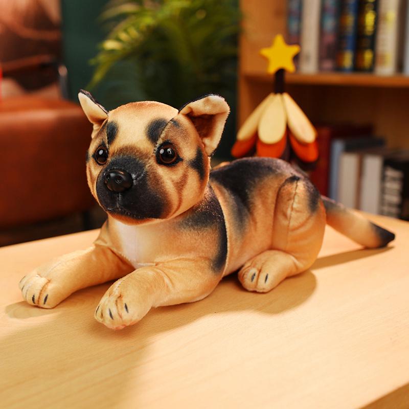 30cm Realistic Pet Dog Plush Toys Husky Dalmatian Beagle Stuffed Animal Dolls Graduation Season Gift Cute Companion Decor