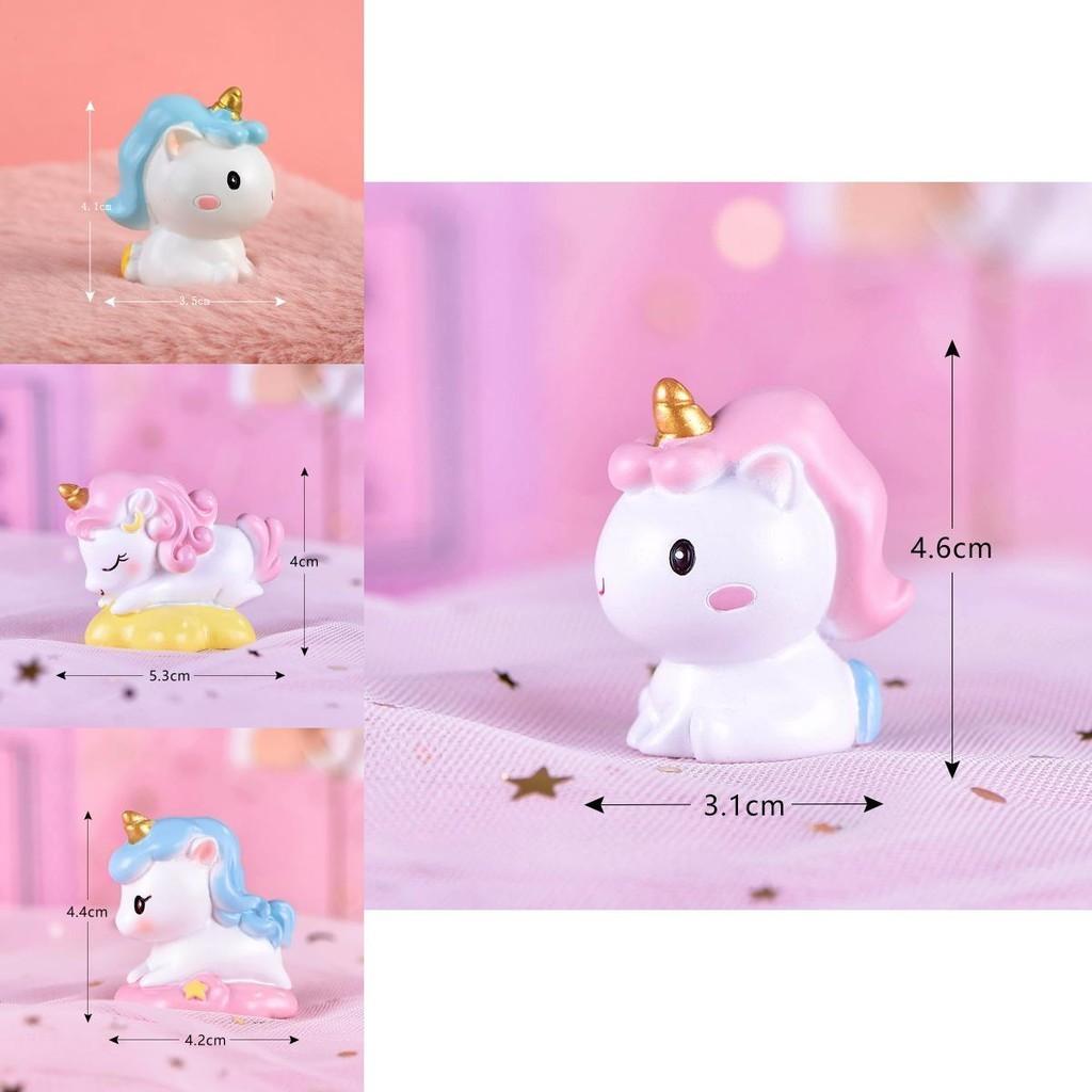 Adorable Unicorn Resin Craft For Cute Home Decor Desktop Garden Micro Landscape