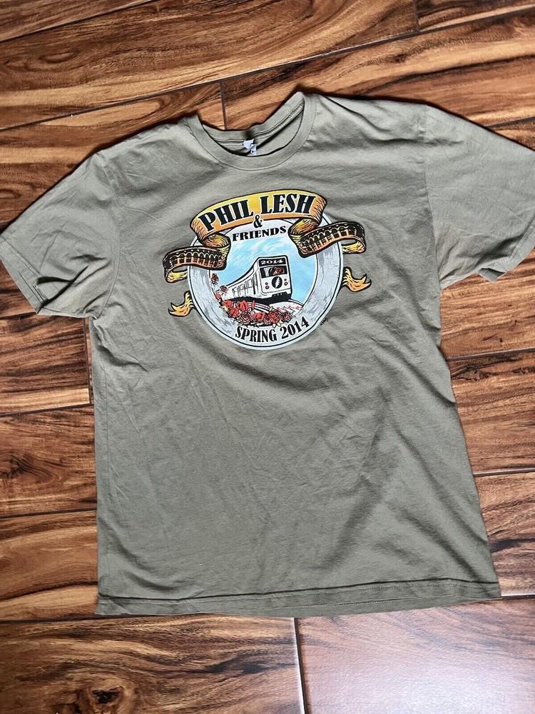 Phil Lesh And Friends Spring 2014 Tour Tshirt Unisex Cotton Tee S4XL Unisex T-Shirt XL